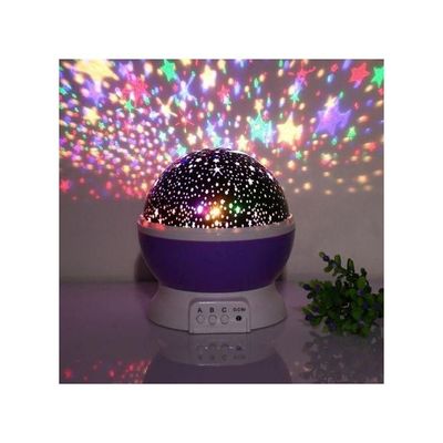 Starry Sky And Moon Projector Night Lamp Multicolour 4.6 x 5.5inch