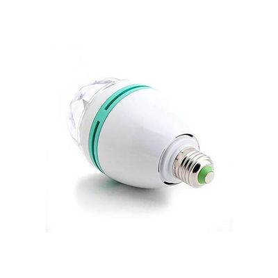 Rotating Multi-Pattern LED Lamp White/Green/Clear 4 x 15cm