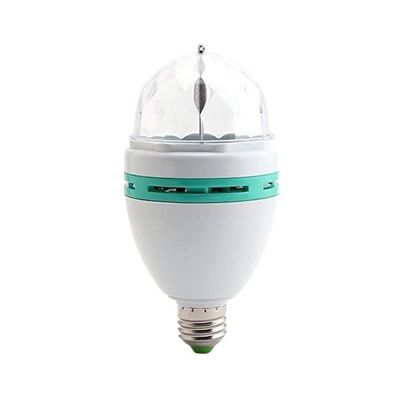 Rotating Multi-Pattern LED Lamp White/Green/Clear 4 x 15cm