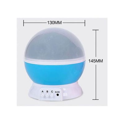 Room Night Light Moon Star Projector 360 Degree Rotation - Night Light Lamp,3 Modes Colorful Led 2724650354341 BlueCm