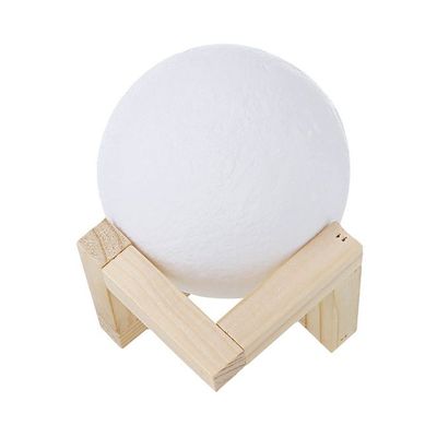 3D Print Moon Lamp White/Beige 12.5—12.5—12.5Cm