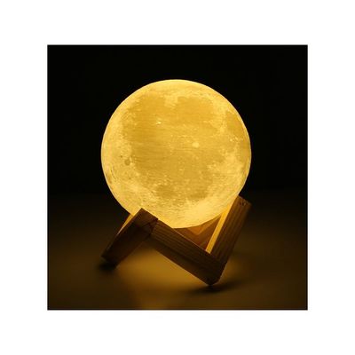 3D Print Moon Lamp White/Beige 12.5—12.5—12.5Cm