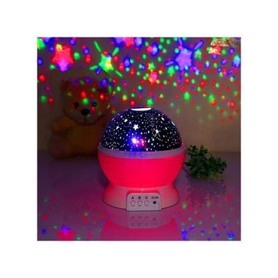 USB LED Star Master Rotating Night Lamp Multicolour