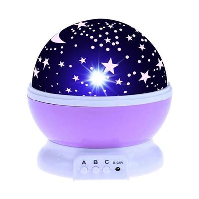 USB LED Star Master Rotating Night Lamp Multicolour