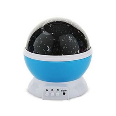 Star And Moon Starlight Projector Lamp Black/White/Blue Star And Moon Starlight Projector Lamp Black/White/Blue