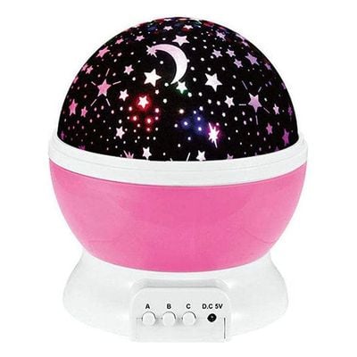 Rotating Night Star Sky Starry Projector Led Light Pink