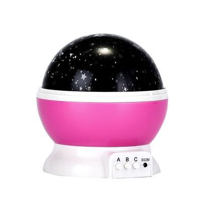 Rotating Star Light LED Table Lamp White/Black/Pink