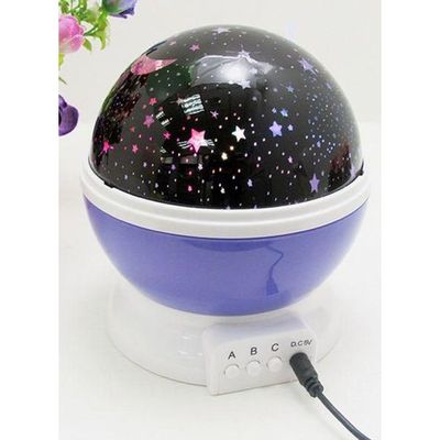 Star And Moon Starlight Projector Lamp Multicolour 13 x 9cm