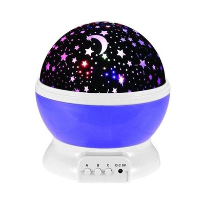 Star And Moon Starlight Projector Lamp Multicolour 13 x 9cm