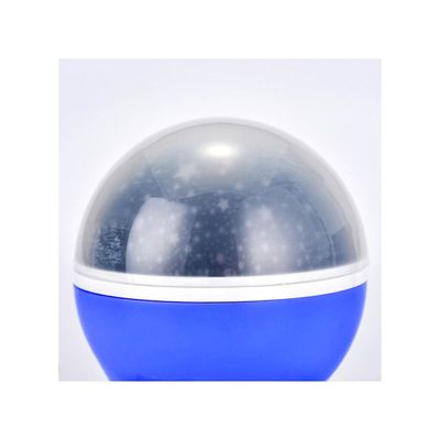 Rotating Abs LED Starlight Projector Lamp Blue 15Cm