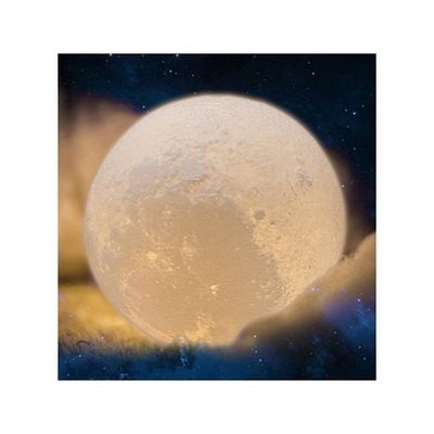 3D Moon Lamp Gold 8cm
