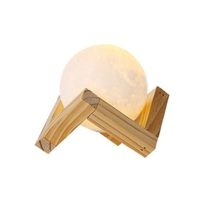 3D Print Moon Lamp White/Beige 12.5—12.5—12.5Cm