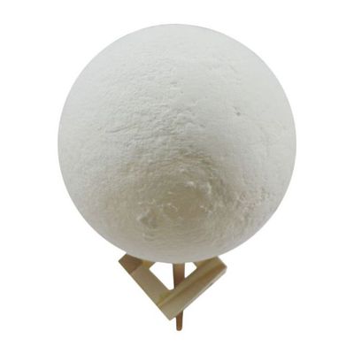 3D Rechargeable Moon Light Lamp White/Beige