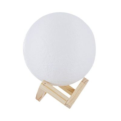 3D Print Moon Lamp White/Beige 20.5—20.5—24Cm