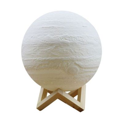 3D Rechargeable Moon Light Lamp White/Beige