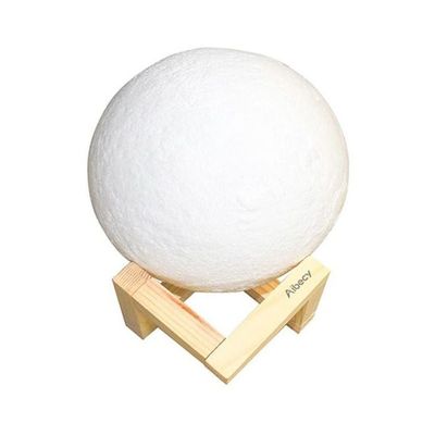 LED Moon Lamp White 10Cm