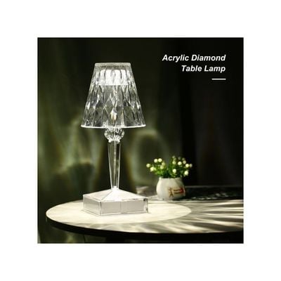 Acrylic Diamond Table Lamp Multicolour