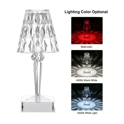 Acrylic Diamond Table Lamp Multicolour