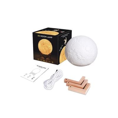 3D Printing Moon Light Lunar Night Lamp Multicolour 0.59kg