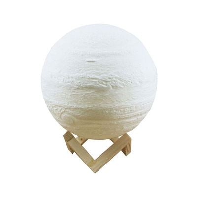 3.15-Inch Moon Night Lamp With Stand White 0.196kg