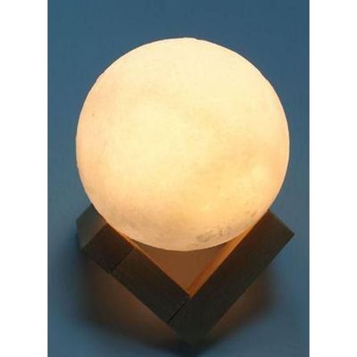 3D Printed LED Moon Light Lamp White/Yellow