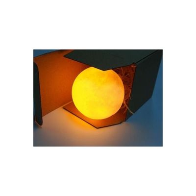 3D Printed LED Moon Light Lamp White/Yellow