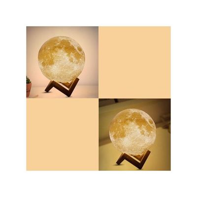 3-Colour 3D Printing Clap Moon Light Lamp Multicolour