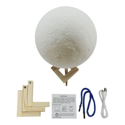 3-Colour 3D Printing Clap Moon Light Lamp Multicolour