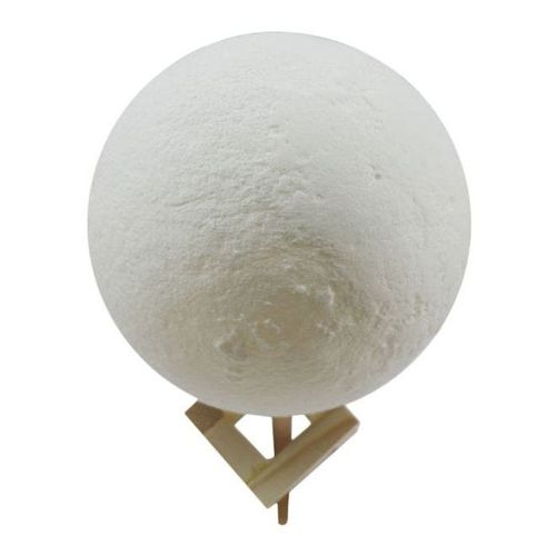 3D Rechargeable Moon Light Lamp White/Beige