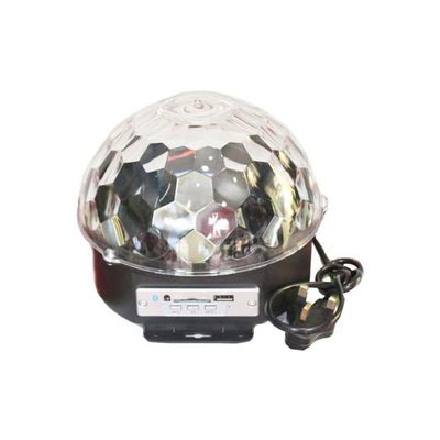 LED Crystal Magic Ball Stage Light White 16x19Cm