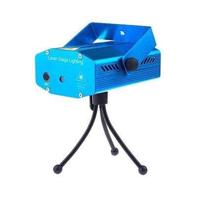 Mini Led Stage Light Lamp R/G Laser Projector Stage Lighting Blue