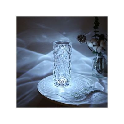 Decorative Acrylic Diamond Table Lamp Clear