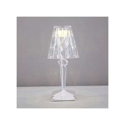 Modern Crystal Diamond Table Lamp Warm White
