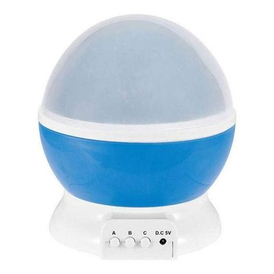 Rotating Night Star Sky Starry Projector LED Light Kids Gifts Bed Lamp Blue