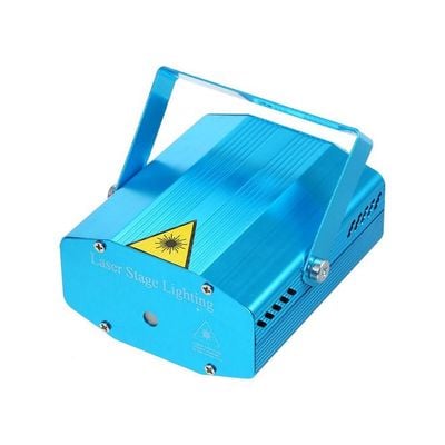 Mini LED Red And Green Laser Projector Stage Lighting US Plug Blue