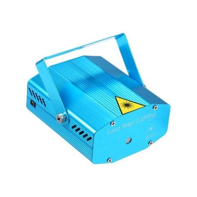 Mini LED Red And Green Laser Projector Stage Lighting US Plug Blue