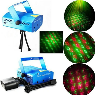 Mini LED Laser Projecting Stage Light Blue