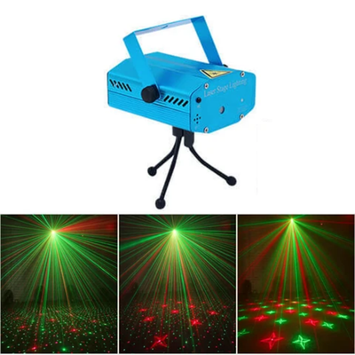 Mini LED Laser Projecting Stage Light Blue