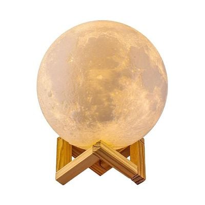 LED Moon Night Lamp White/Yellow