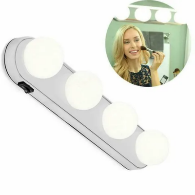 4 LED Bulb Studio Glow Make Up Lighting White 12x13cm