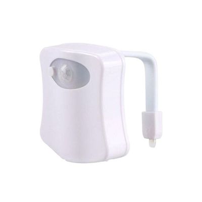 PIR Motion Sensor Activated LED Toilet Lamp Multicolour