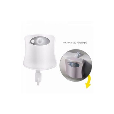 PIR Motion Sensor Activated LED Toilet Lamp Multicolour