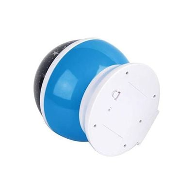 USB Rotating Projector Starry Night Lamp Black/White/Blue 15x13Cm