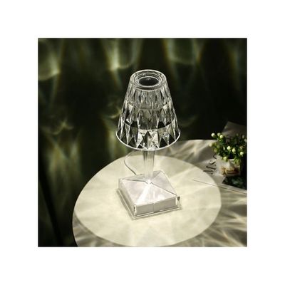 Rechargeable Diamond Table Lamp Warm White
