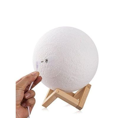 3D Moonlight Lamp White