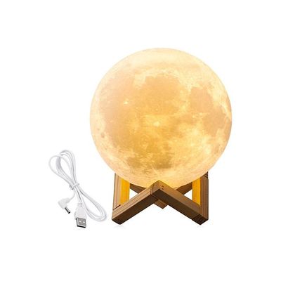 3D Moonlight Lamp White