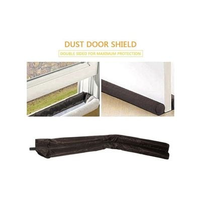 Twin Door Draft For Dodge Guard Stopper Black 85x3x3cm