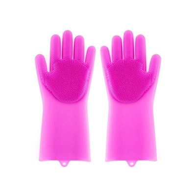 Pair Of Reusable Silicone Gloves Blue