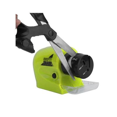 Kitchen Knife Electric Sharpener Green/Black 8.5x14x4.5centimeter