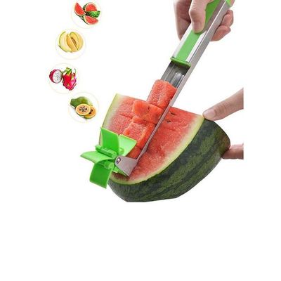 Steel Watermelon Windmill Cutter Slicer Green 4x7x29cm